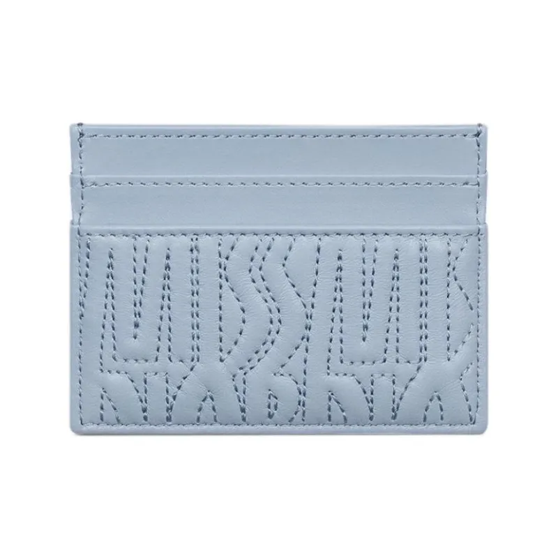 DIOR Miss Dior Lambskin Card Holder Women's Sky Blue-1