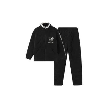 DanceBees Pajama Set Men's Black