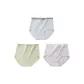 D Set-High-Rise Cloud Cotton-Blue+Green+Purple (3 Pack)