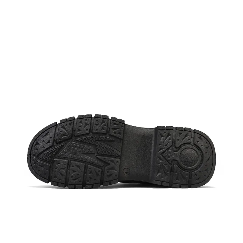 Binary Work Boots Men High Top Gold-5