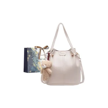 Iman's House PU Handbag Shoulder Bag Crossbody Bag Women's Ecru/Coffee/Khaki/Black