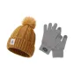 Yellow Hats & Caps+Gray Glove