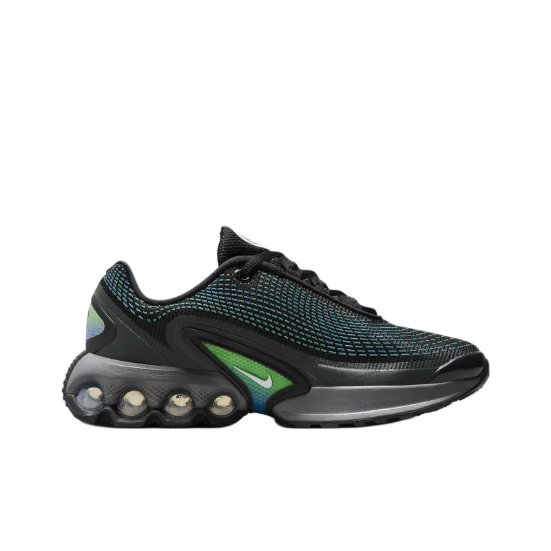 Nike Air Max Dn Anti Slip Wear Resistant Low Top Kids' Running Shoes Black Green Teenagers-1