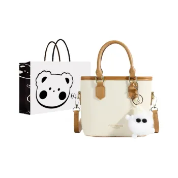 NX DOUGHNUT PU Shoulder Bag Crossbody Bag Handbag Women's Ecru Coffee Black