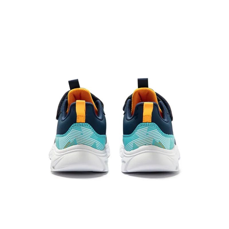 XTEP Anti Slip Wear Resistant Low Top Kids' Running Shoes Night Blue Sunny Mountain Blue Unisex-2