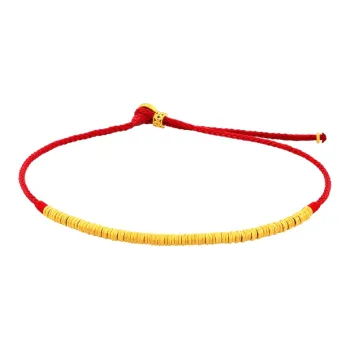 CHOW KING SANG Gold Bracelet Unisex