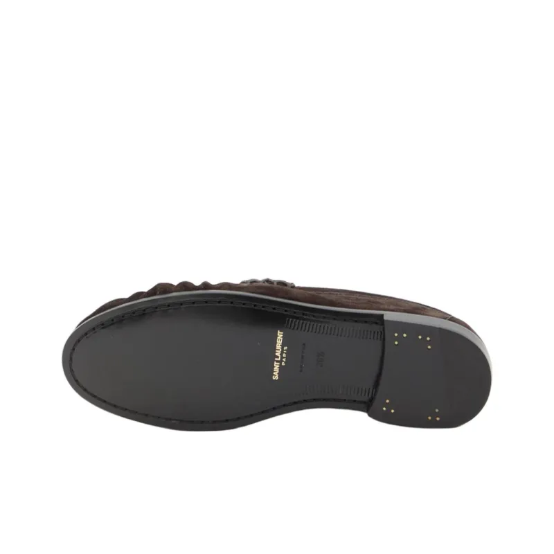 SAINT LAURENT Le Loafer Penny Slippers Women's-4