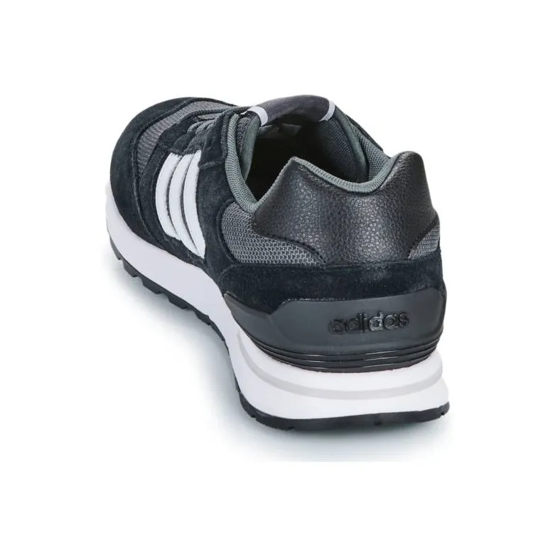 Adidas Run 80s Anti Slip Wear Resistant Low Top Casual Shoes Men's Black-3