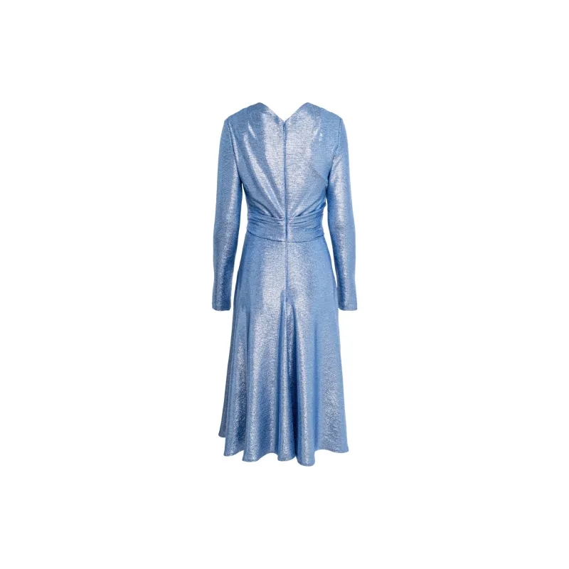 Talbot Runhof Evening Dress Women's Blue-1