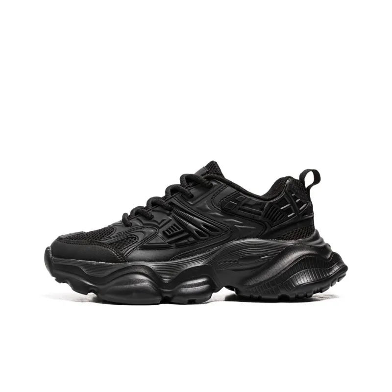 Wooden Rabbit Cushioning Anti-Slip Wear-Resistant Breathable Height Increasing Low-Top Chunky Sneakers Men's-0