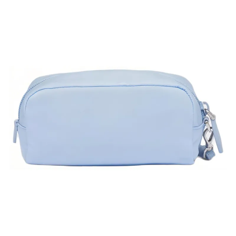 PRADA Recycled Nylon Clutch Women's Light Blue-2