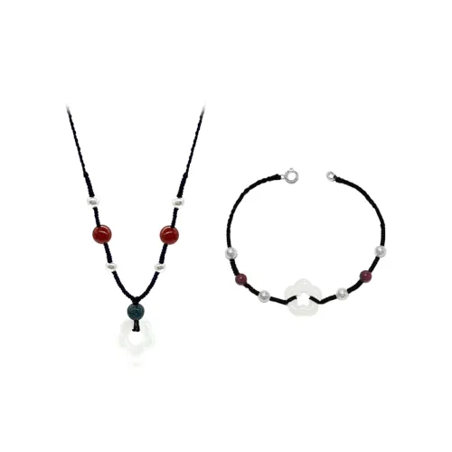 Muyan Alloy Cut Out Small Flower Combination Set Women's