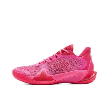 PEAK Vikings Gift 2nd Generation Cushioning Wear Resistant Rebound Low Top Basketball Shoes Men's Rose Red