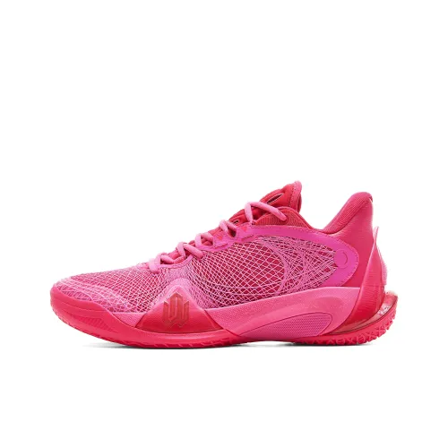 PEAK Vikings Gift 2nd Generation Cushioning Wear Resistant Rebound Low Top Basketball Shoes Men's Rose Red