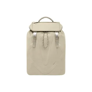 RIMOWA Recycled Nylon With Patchwork Leather Backpack Large Size Men's Sand Dune