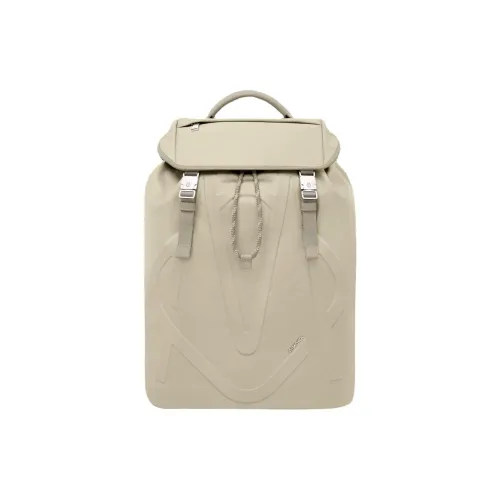 RIMOWA Recycled Nylon With Patchwork Leather Backpack Large Size Men's Sand Dune