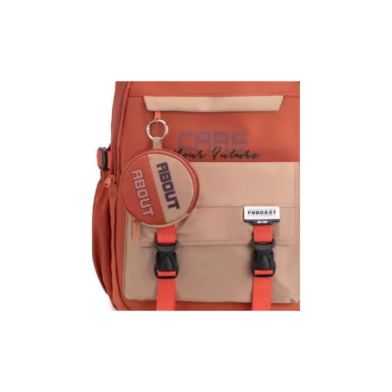 ZUOBAILI Nylon Backpack Regular Unisex Multicolor-6