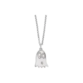 GUCCI Ghost 925 Sterling Silver Necklaces Women's