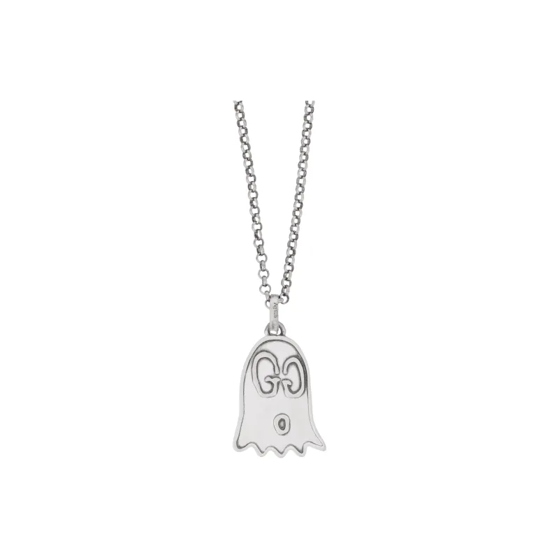 GUCCI Ghost 925 Sterling Silver Necklaces Women's-0