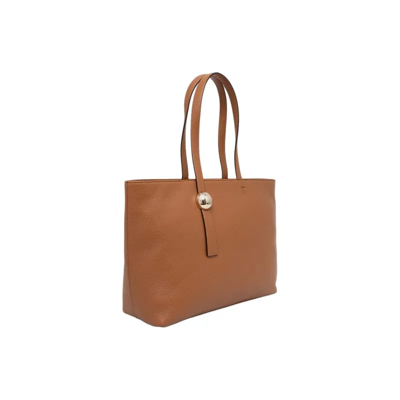 Furla Natural Leather Tote Bag, Shopping Bag, Handbag Women's Brown-1