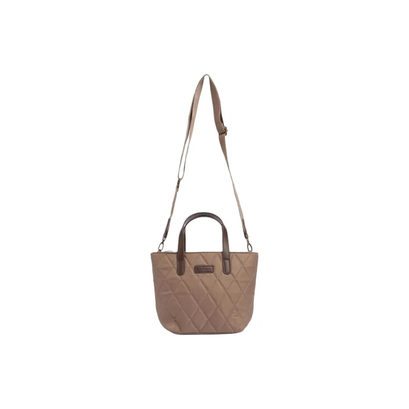 BARBOUR Nylon Tote Bag Shopping Bag Shoulder Bag Crossbody Bag Handbag Mini Women's Brown-1