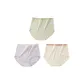 E Set-High-Rise Cloud Cotton-Green+Purple+White (3 Pack)