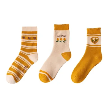 YUZHAOLIN Mid Calf Socks Women's Combo Set