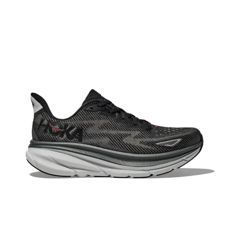 HOKA ONE ONE Clifton 9 Black Outer Orbit-1