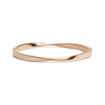 CHARLES&KEITH Stainless Steel Bangles Women's Silver/Rose Gold