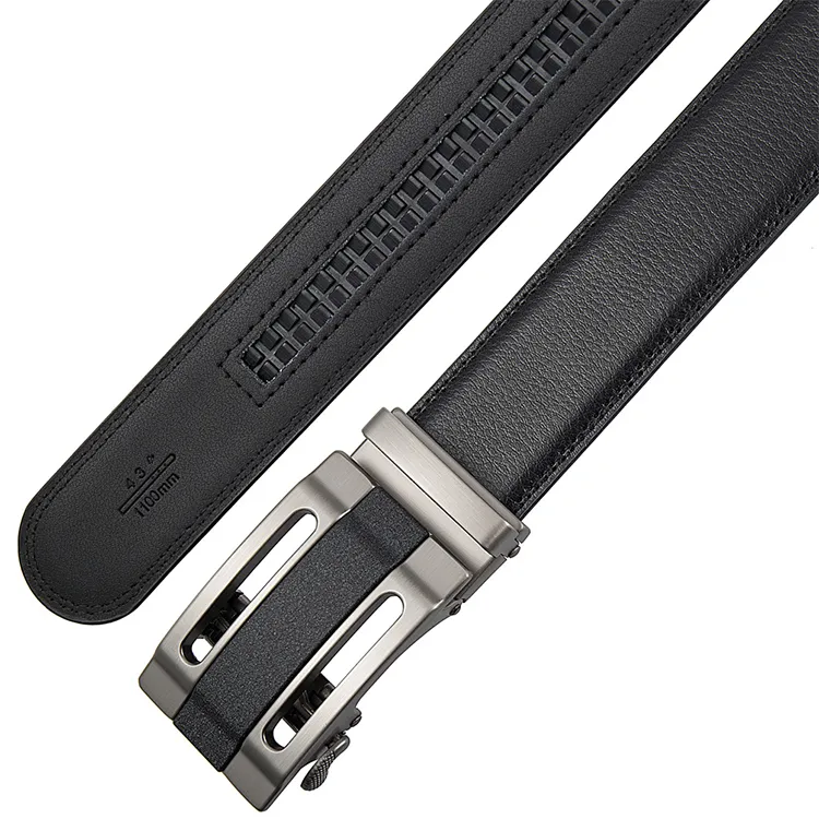 YUZHAOLIN Cow Split Leather Leather Belts Unisex 3.5CM-4
