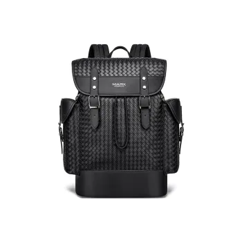 FAIRWHALE PU Backpacks Backpack Regular Unisex Elegant Black