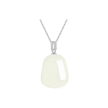 JIAHAOJADE Necklaces White Jade Women's