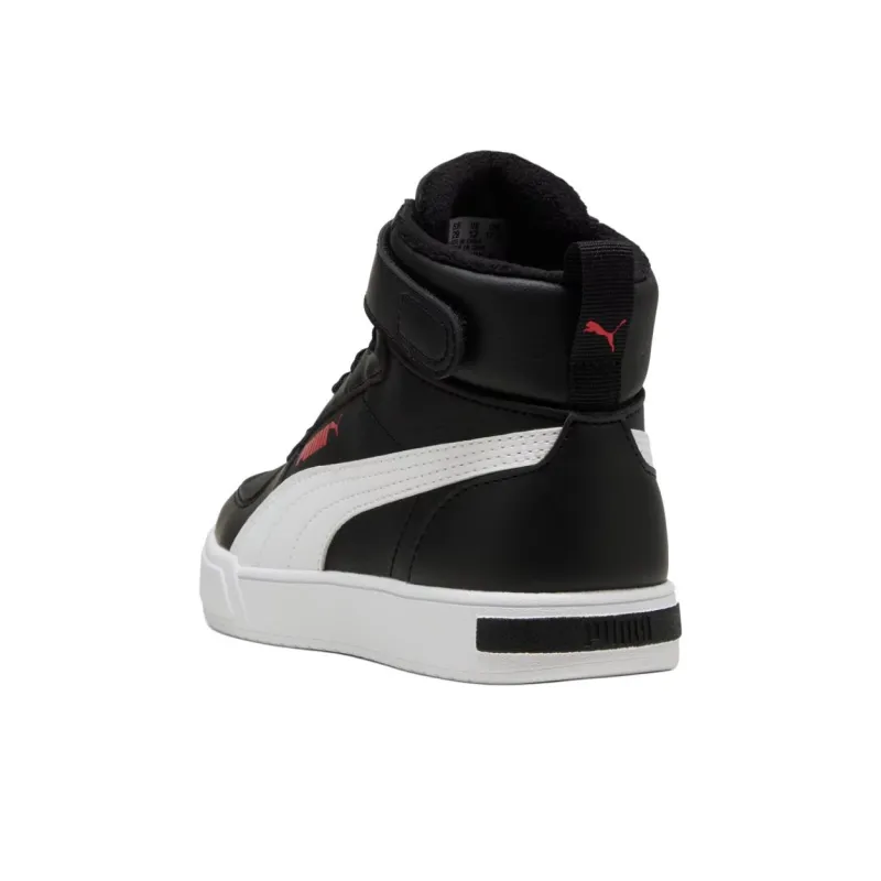 PUMA Caven Anti-Slip Wear-Resistant High-Top Children's Basketball Shoes Black White Kids'-3