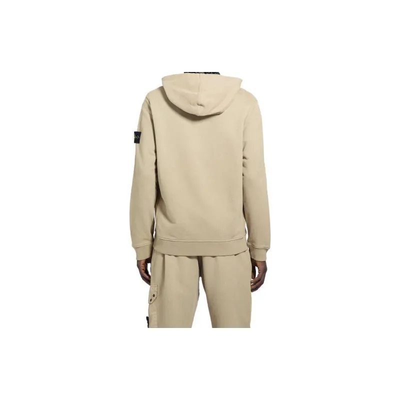 STONE ISLAND Logo Patch Zip Up Hoodie-1