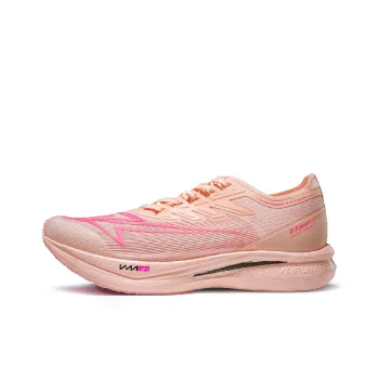 VICTORY LIGHT Anti Slip Wear Resistant Low Top Carbon Plate Running Shoes Unisex Pink