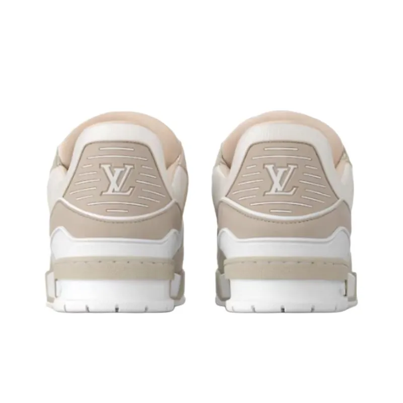 LOUIS VUITTON Trainer Low Top Skateboard Shoes Unisex Light Green-3