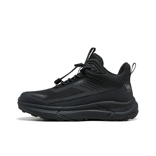 CAMEL Anti Slip Wear Resistant Low Top Casual Shoes Men's Black