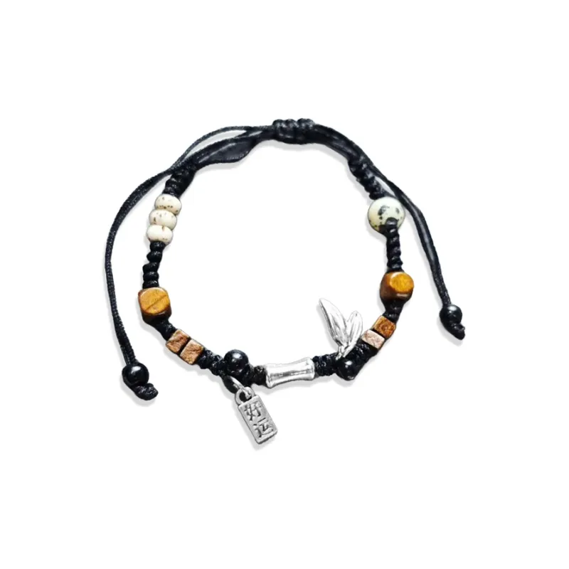 WANLIACC Alloy Bamboo Peaceful Bracelet Women's-0