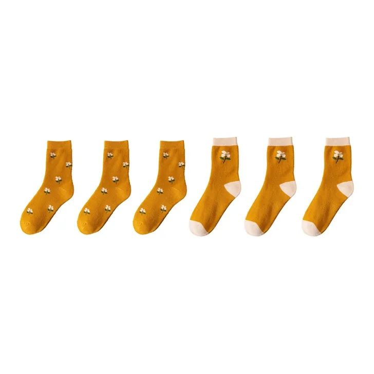 YUZHAOLIN Mid Calf Socks Women's Combo Set-35