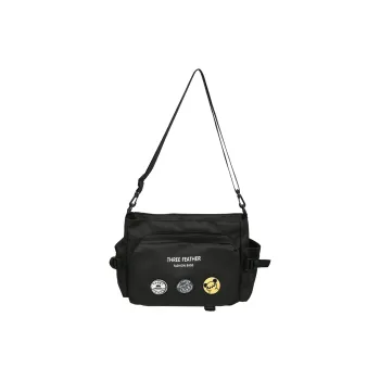 DCLOUD Nylon Shoulder Bag Crossbody Bag Unisex Black/White/Gray/Blue/Khaki