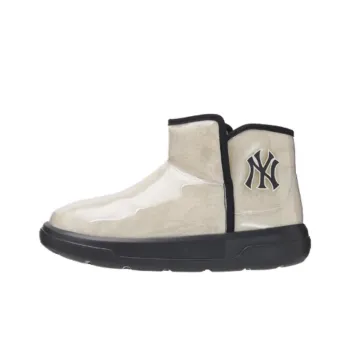 MLB New York Yankees Warm Slip Resistant Short Snow Boots Women's White