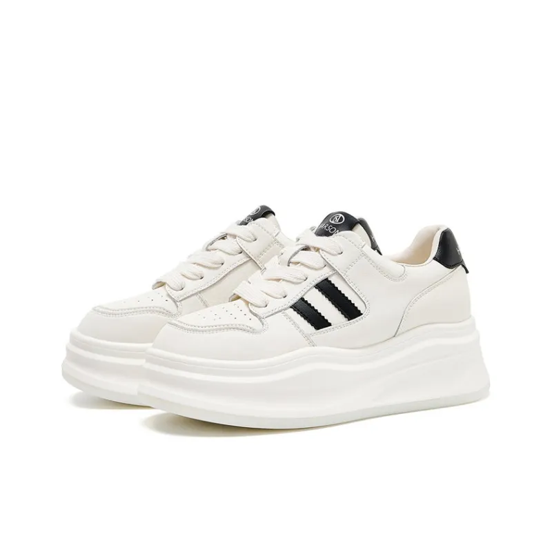 HARSON Anti-Slip And Wear-Resistant Height Increasing Low-Top Casual Shoes Women's-1