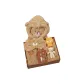 Bear Warm Winter ❤️ Scarf+Straw Cup+Glove+Eye Mask+Hats & Caps+Hand Cream+Box