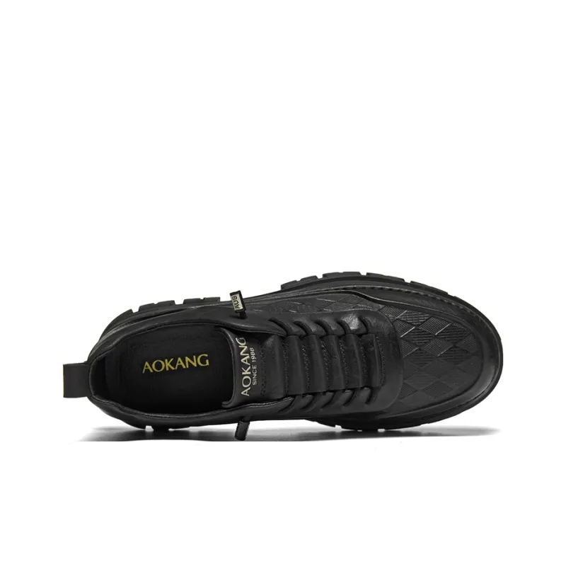 AOKANG Maillard Style Series Printed Luxury Elastic Band Skateboard Shoes Work Boots Men's Exclusive Box-15