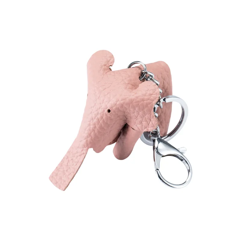 Tong Tong Rabbit Top Grain Cow Leather Keychains Unisex-6