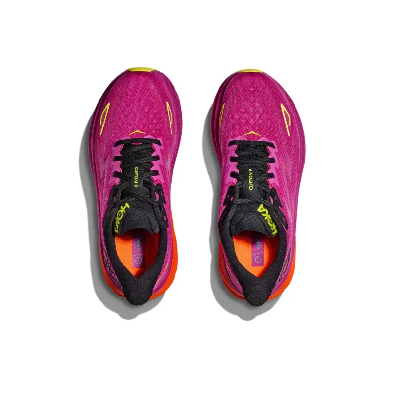 HOKA ONE ONE Clifton 9 Fuchsia Black-3