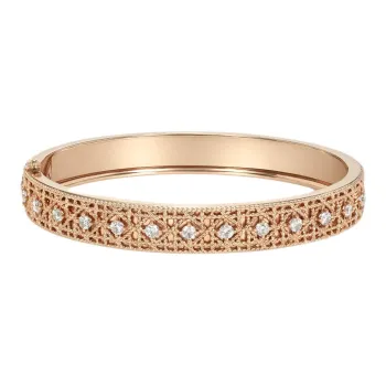 DIOR 18K Gold Diamonds Bracelets Women's Gold