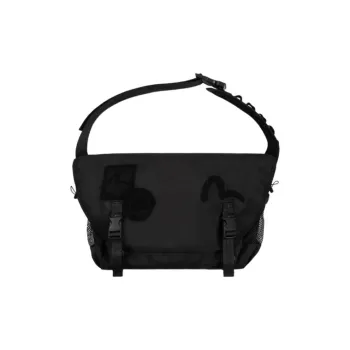 EVISU Polyester Messenger Bag Shoulder Bag Crossbody Bag Regular Men's Black