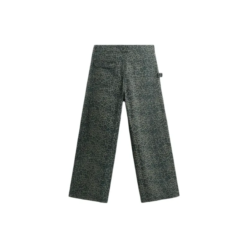 ZARA Casual Pants Men's Leopard Print-1