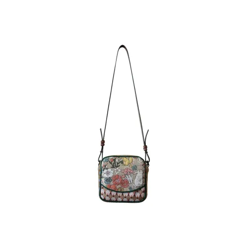 The HOUSE Yimazato Fabric Jacquard Cell Phone Pouch Crossbody Bag Regular Women's Bunny Pattern